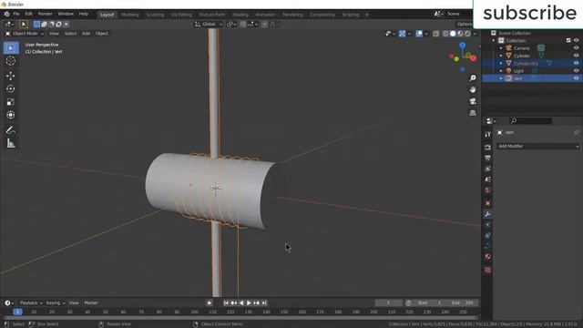 wire winding animation in blender смотреть онлайн