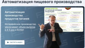 Автоматизация пищевого производства