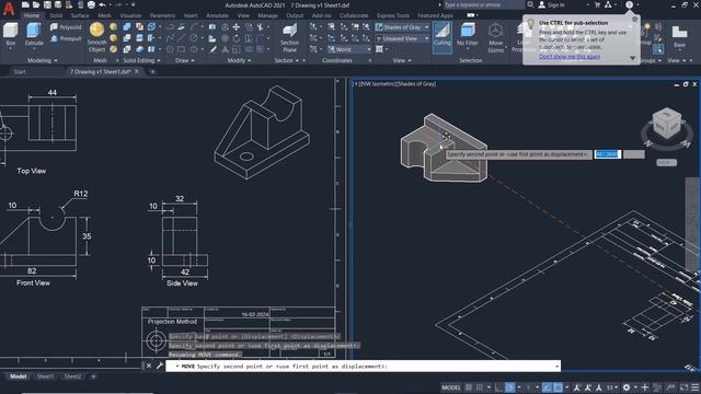 How to Convert 2D to 3D into AutoCAD смотреть онлайн