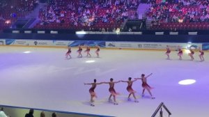 Команда «Санрайз-1» на гала-вечере «Кубка МАВИС» по синхронному катанию (3-4.II.2024)