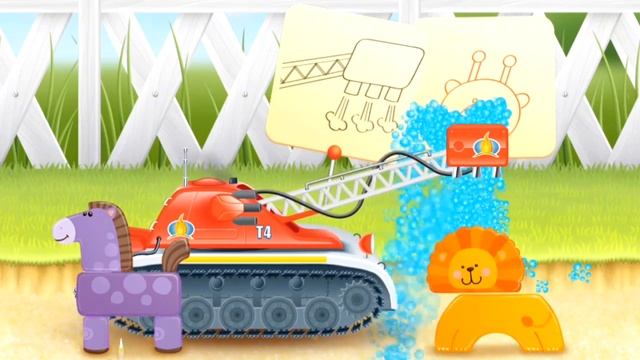 Обзоры мобильных игр. Мультфильмы про пожарные машины. Танк
