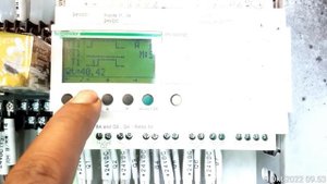 Setting Timer Pompa A&B RUN bergantian, Program manual Smart Relay SR3B261BD Schneider | Vlog 102