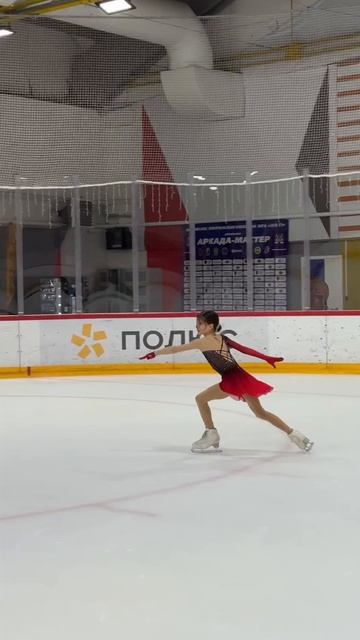 Кира Сивуха, контрольные прокаты школы ST, 2Lz+2T+1A+seq 9.03