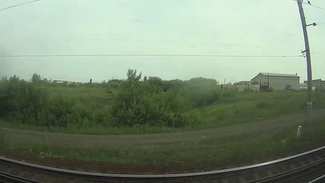 Петропавловск из окна поезда
