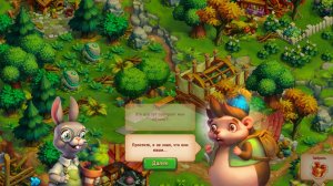 Ежик сажает помидоры и выращивает кукурузу