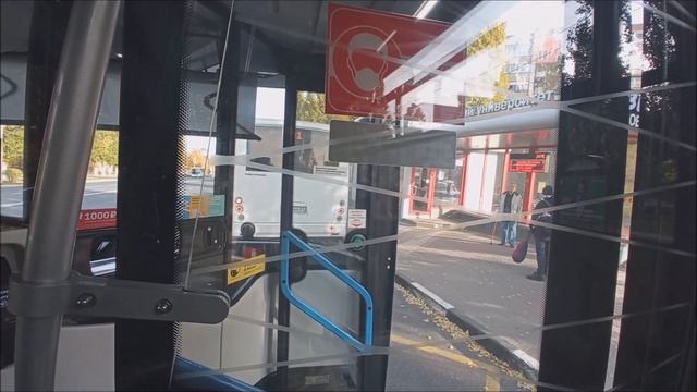 Маршрут М8 Аэропорт-БГТУ-Аэропорт, на первом электробусе в Белгороде! Камаз 6282.