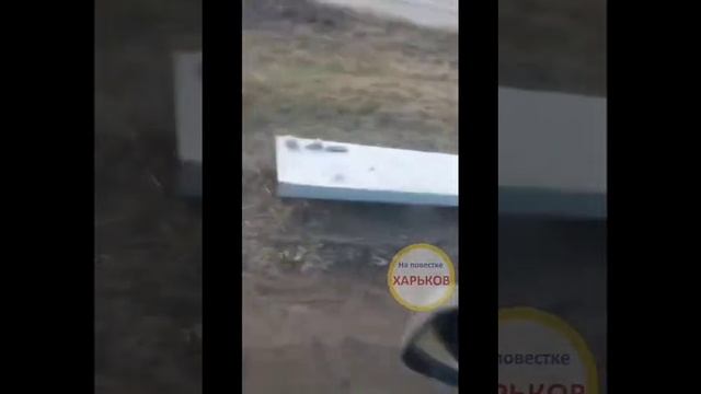 Харьковский ТЦКашник закидал камнями водителя фуры