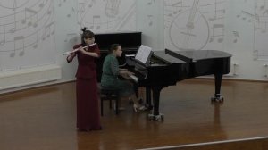 Попкова Мария Дж. Платти Соната Ми минор И. С. Бах Ариозо из кантаты 156