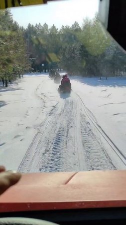 вездеход со снегоходами