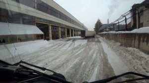 РАБОТА НА ЧАС ПРЕВРАТИЛАСЬ НА СУТКИ. РАМПА ГОМНО НО МЫ С ЛОПАТОЙ.