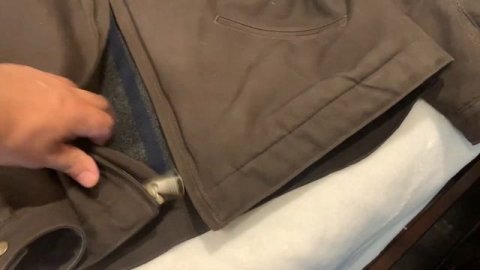 Best Work Coat! Carhartt Men's Relaxed Fit Duck Blanket-Lined Detroit Jacket