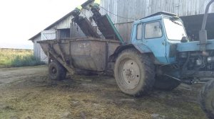 МТЗ 82 и прицеп ПСТ 6