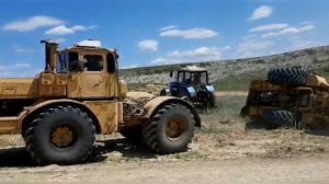К-700 ПЕРЕВЕРНУЛСЯ С НОВЫМИ КУЛЬТИВАТОРАМИ!