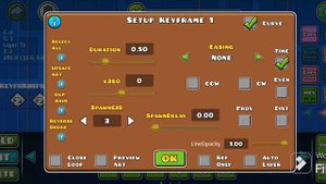 как пользоваться keyframe триггером в gd 2.2. #1