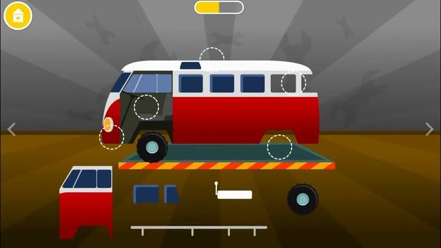 Полицейская машина Собираем полицейскую машину в мастерской Полицейские машинки мультик смотреть онлайн