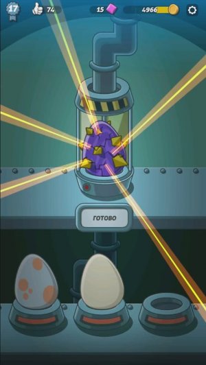 играю в Dino park #3! впервые открыл механическую кость!