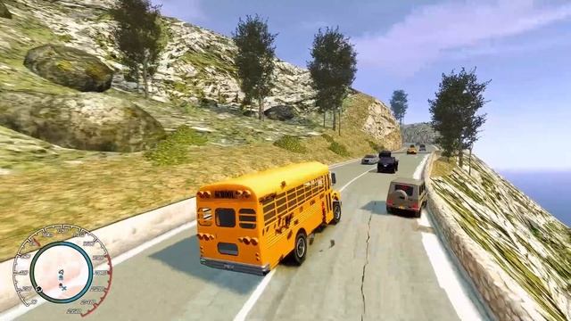 GTA 4 Crazy School Bus Crashes Ep.28