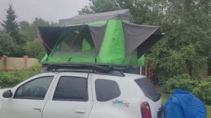 Палатка на крыше авто. Самодельная