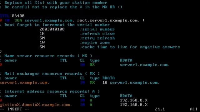 RHEL4 D03 DNS Configuration смотреть онлайн