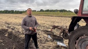 ПЛУГ 2-30 НА ТРАКТОР Т-25🚜 СУПЕР ОРАНКА💪