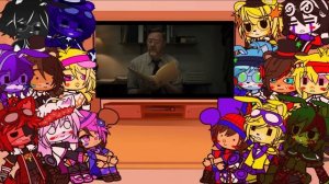 [🎤]ФНАФ 1,2 И ДОПОЛ. ПЕРСЫ РЕАГИРУЮТ НА🧸[★Five Nights at Freddy's Фильм Мысли из Сумки 1 часть★]👜