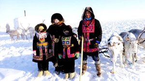 Цикл оленеводы Анабарского улуса. Кочевая семья Евдокия Иннокентий Спиридоновы. Анабар.Долганы