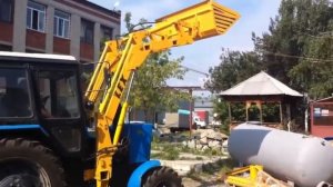 КУН Погрузчик фронтальный ПФ-08-1 LEX «Super» с ковшом 0,8 куб. м на тракторе Беларус