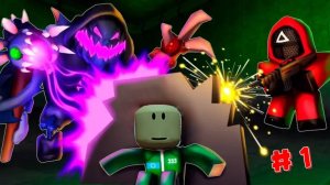 Мега Побег_ Игра в Кальмара #1 🔴🔺🟥 Mega Escape_ Squid Game #1 в РОБЛОКС