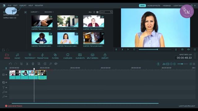 MELAKUKAN EDITING VIDEO (FILMORA 8) смотреть онлайн