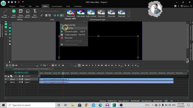 Audio Effect Animation Tutorial In VSDC Free Video Editor In Hindi/Urdu