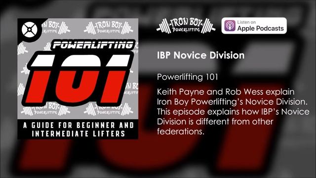 POWERLIFTING 101: IBP Novice Division смотреть онлайн