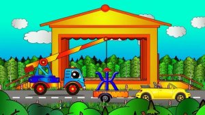 Мультики про машинку Пому и Машу. Учим буквы И, Й, Ж, З. Мультфильмы Азбука с Машей