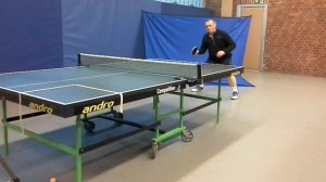 22.Тренировка.16.11.2014. Накат справа по плоскому мячу из 9 квадрата в 9-й.