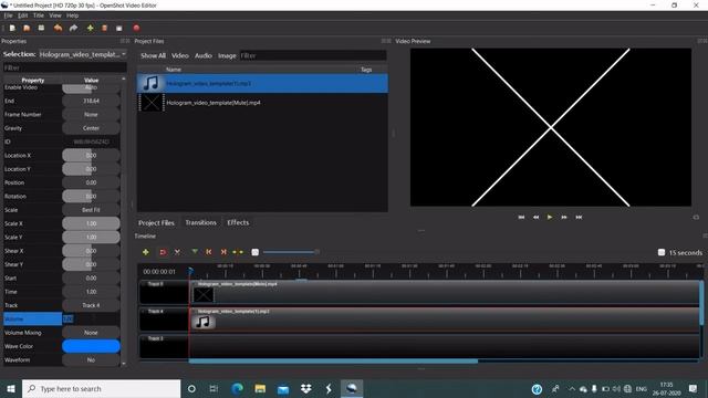  01 How to Increase and Decrease Volume in Openshot  Editing Software