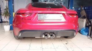 Jaguar F-TYPE звук выхлопной системы часть 2.