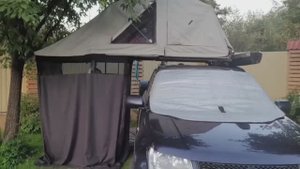 Палатка на крыше авто с душем