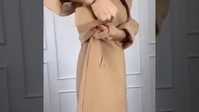 Как не потерять пояс от пальто.