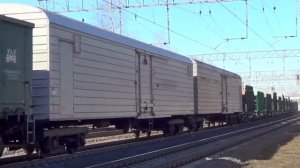 По неправильному пути! ВЛ11-326 с грузовым + хоппер-дозаторы