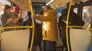 Поездка на электробусе ЛиАЗ-6274 430151 Маршрут т73