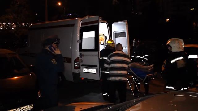 Пожар в жилом доме на ул. Перерва