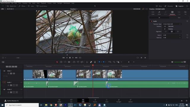 How to make Audio Transition Volume more Constant (Davinci Resolve, +3 dB, Crossfade sound) смотреть онлайн