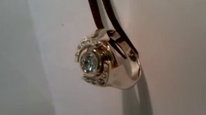 Танцующий бриллиант. Необычное подвижное ювелирное кольцо "Глаз-М"