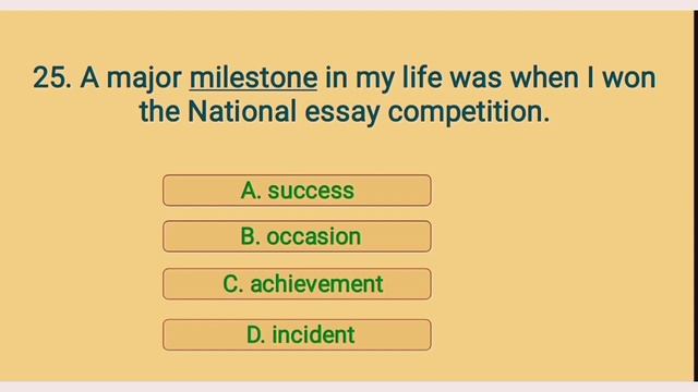 WASSCE NOVDEC 2016 ENGLISH QUESTIONS AND ANSWERS ON SYNONYMS