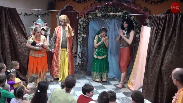 Спектакль  Удивительный Кришна  Гауранга мандир 16 апреля 2017 года