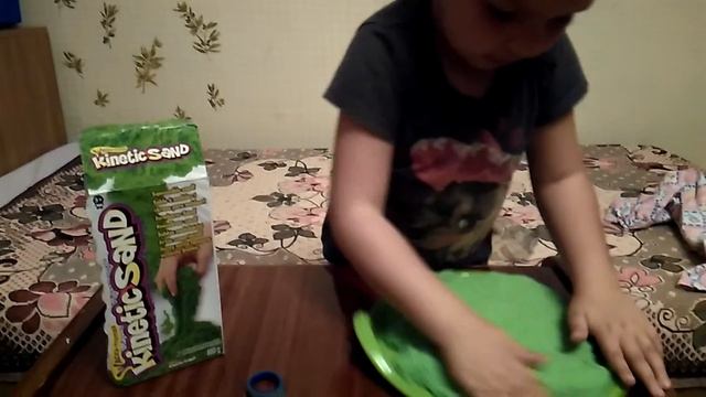 Обзор кинетического песка Kinetic sand смотреть онлайн