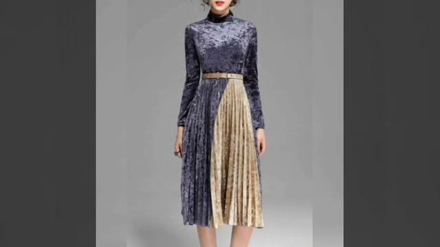 simple & gorgeous velvet flared& rich stylish dress ,velvet maxi dress, winter frock ,maxi, dress