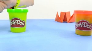 Мультфильмы для детей - Весёлая Школа с Play Doh. Лепим животных