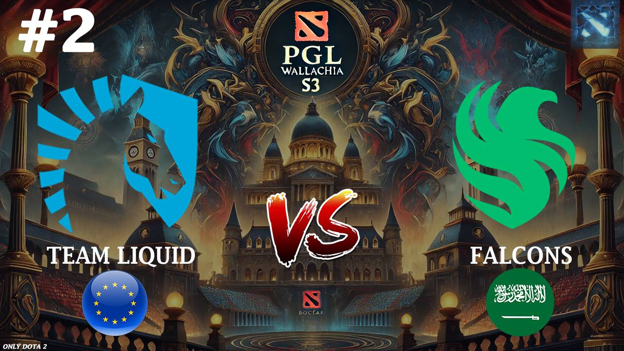 СИЛЬНЕЙШАЯ БИТВА НА 75 МИНУТ! | Liquid vs Falcons #2 (BO3) PGL Wallachia S3