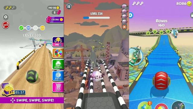 ! Going Balls ! Rolling Ball Sky Escape ! Action Balls ! Gameplay