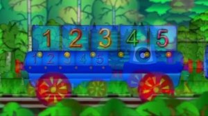 Мультики про Весёлый Паровозик - учим цифры - детские песни